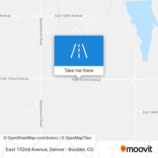 East 152nd Avenue map