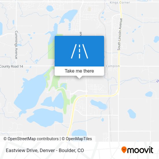 Mapa de Eastview Drive