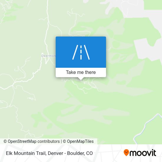 Elk Mountain Trail map