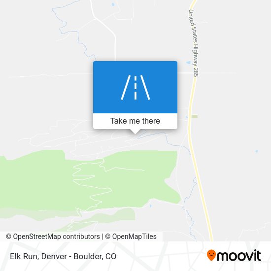 Mapa de Elk Run