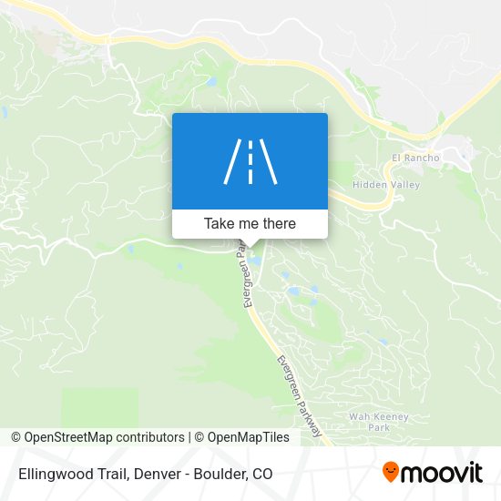 Ellingwood Trail map