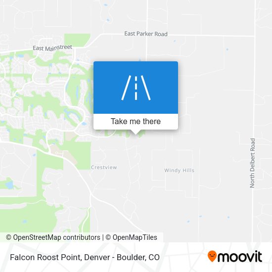 Falcon Roost Point map