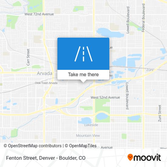 Fenton Street map