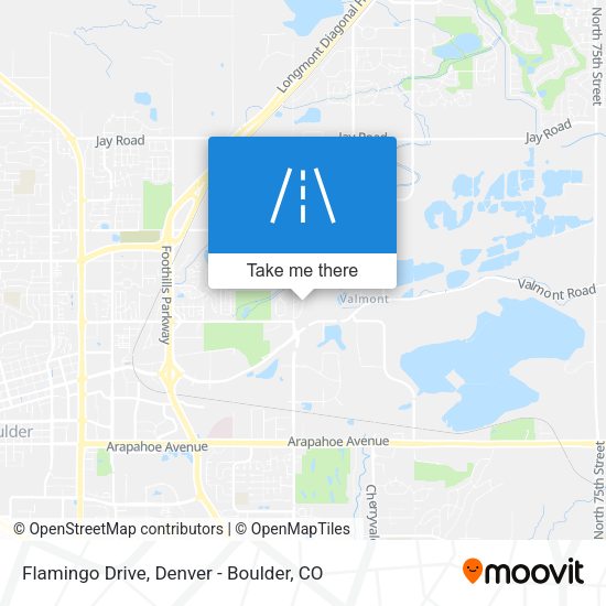 Flamingo Drive map
