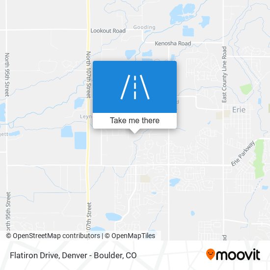 Flatiron Drive map