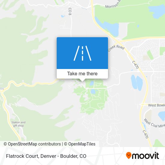 Flatrock Court map