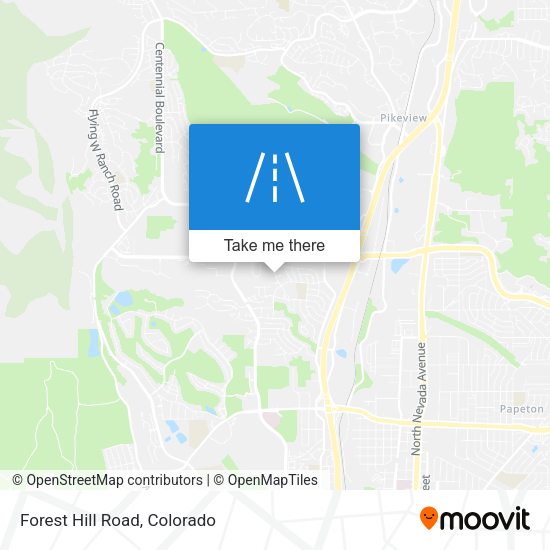 Mapa de Forest Hill Road
