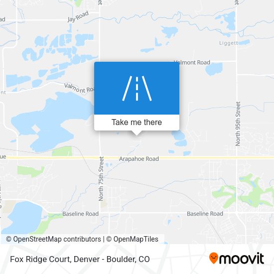 Mapa de Fox Ridge Court