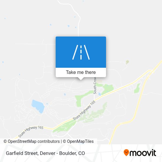 Garfield Street map