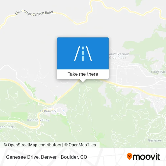 Genesee Drive map