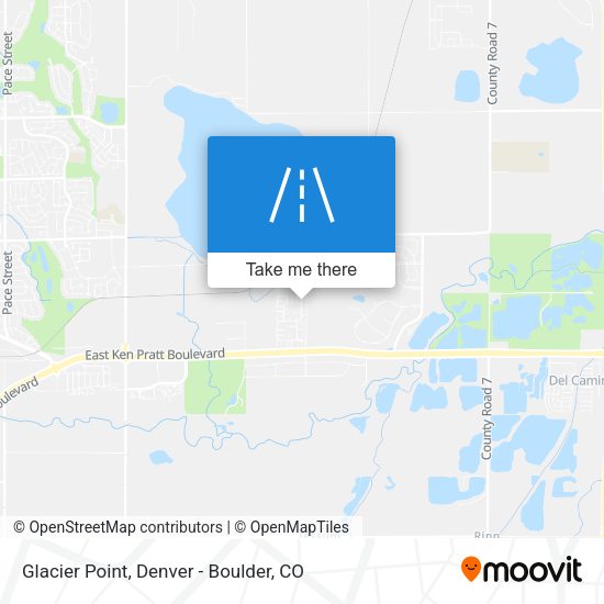 Mapa de Glacier Point