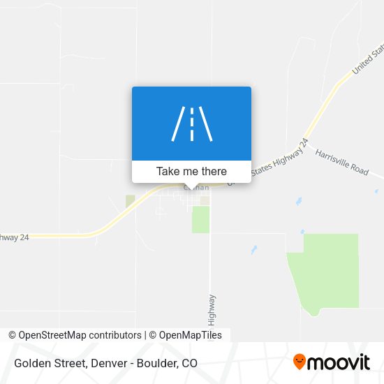 Golden Street map