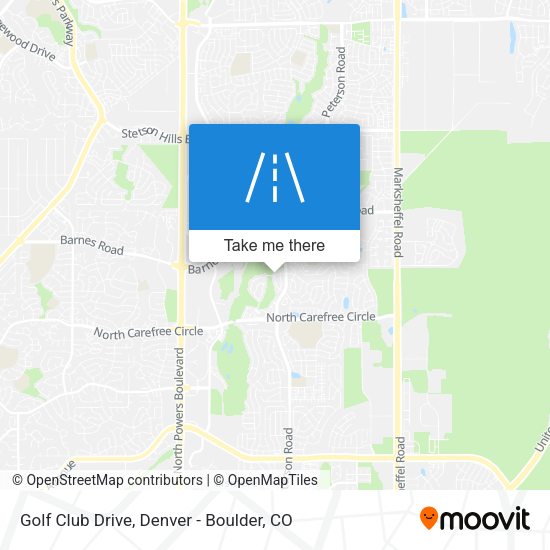 Golf Club Drive map