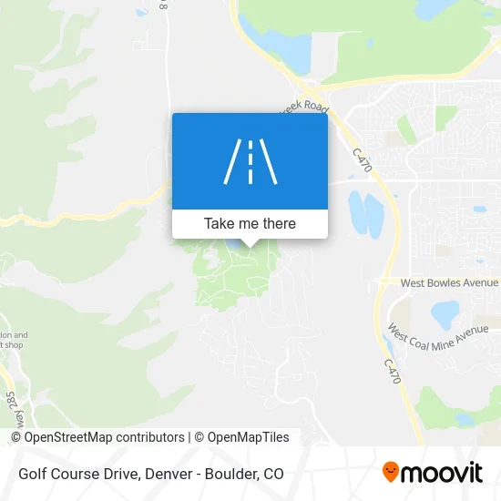 Golf Course Drive map