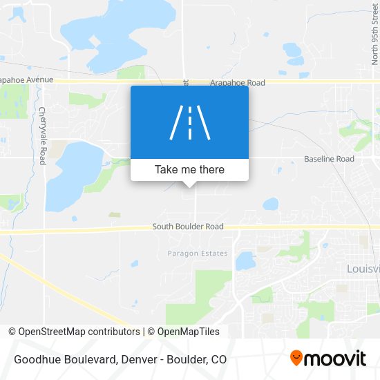 Mapa de Goodhue Boulevard