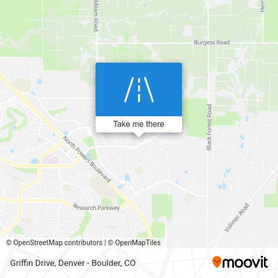 Griffin Drive map