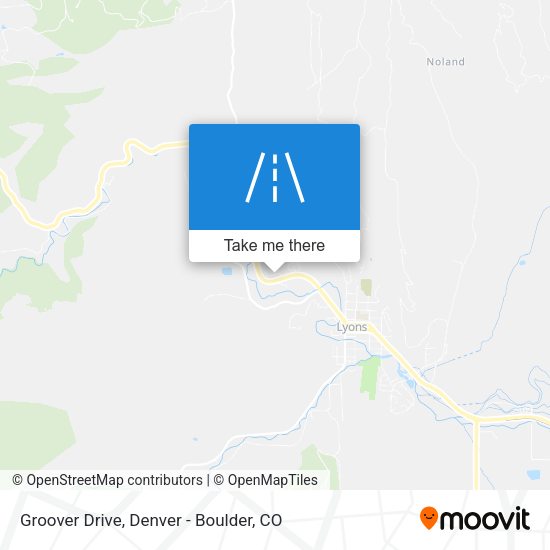 Groover Drive map