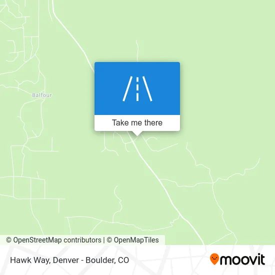 Hawk Way map