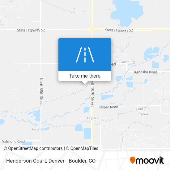 Mapa de Henderson Court