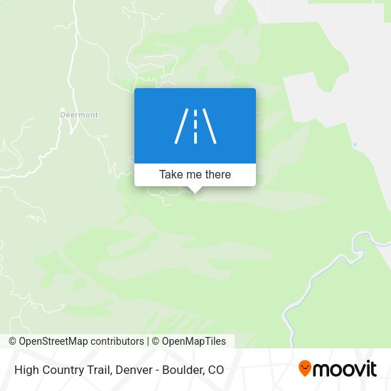 High Country Trail map