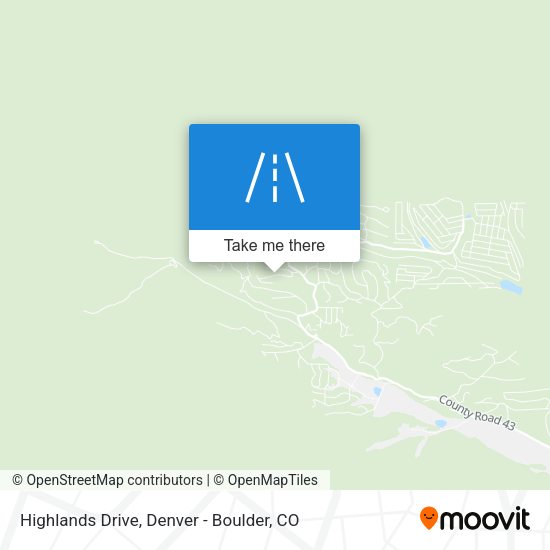 Highlands Drive map