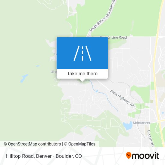 Mapa de Hilltop Road