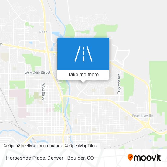 Horseshoe Place map