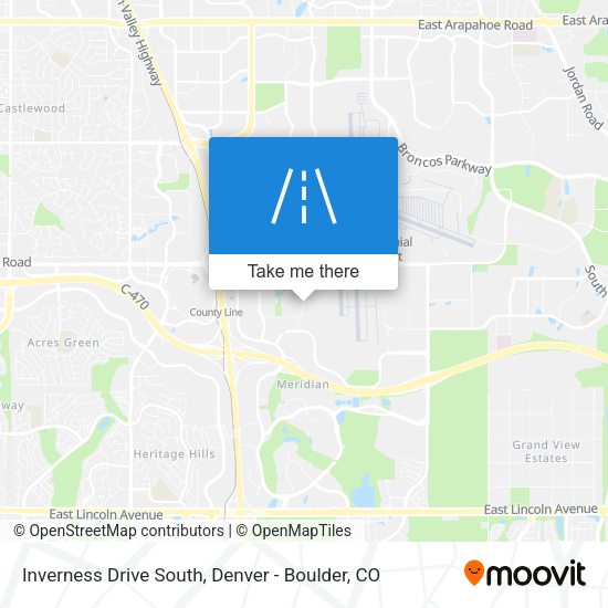 Mapa de Inverness Drive South