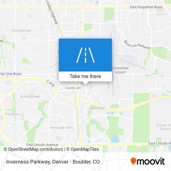 Inverness Parkway map