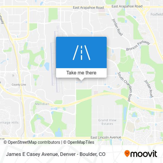 Mapa de James E Casey Avenue