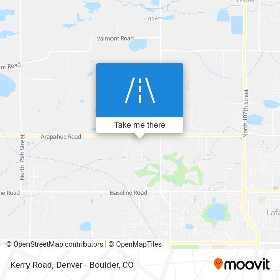 Mapa de Kerry Road