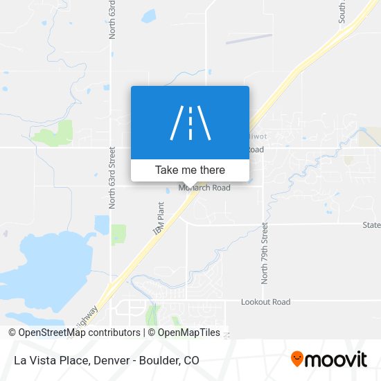 La Vista Place map