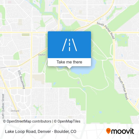 Lake Loop Road map