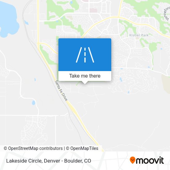 Lakeside Circle map