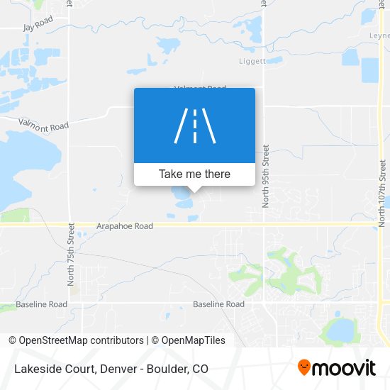 Mapa de Lakeside Court