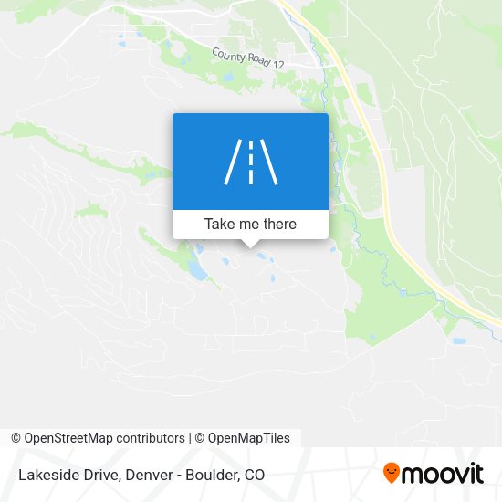 Lakeside Drive map