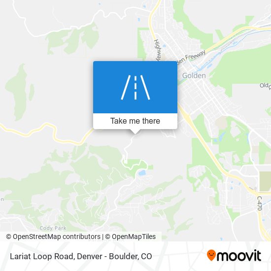 Lariat Loop Road map