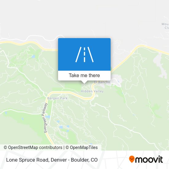 Lone Spruce Road map