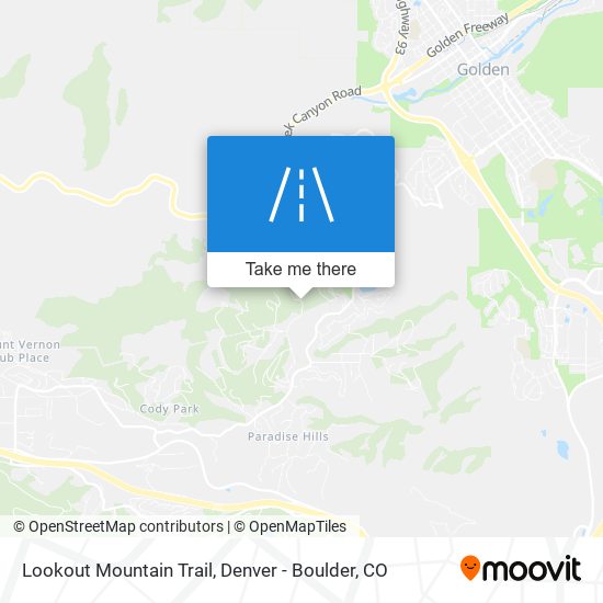 Mapa de Lookout Mountain Trail