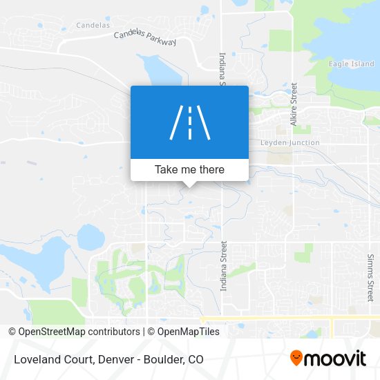 Mapa de Loveland Court