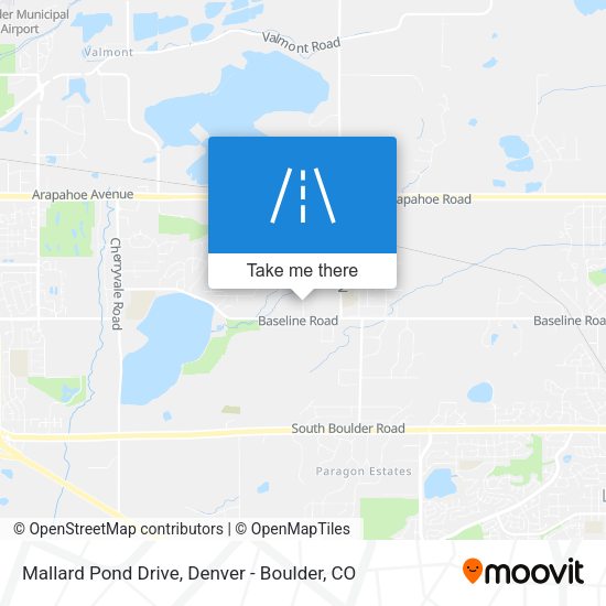Mallard Pond Drive map