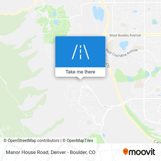 Mapa de Manor House Road