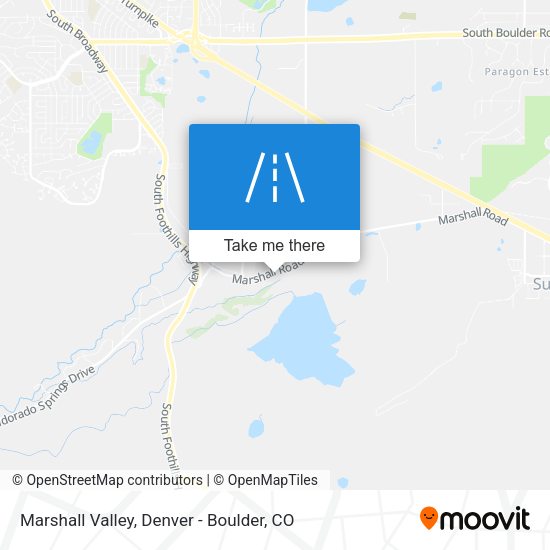 Mapa de Marshall Valley