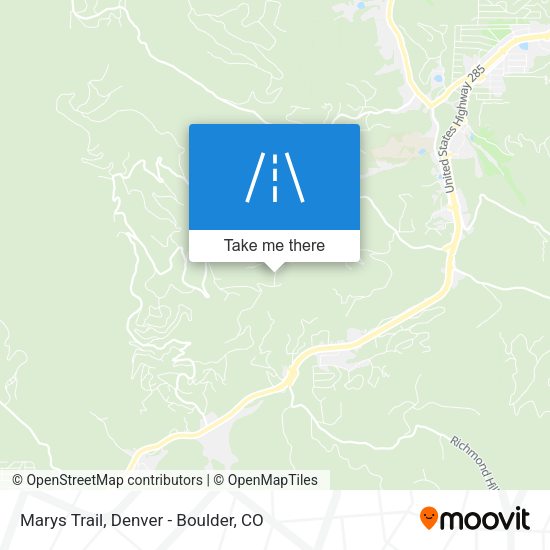 Mapa de Marys Trail