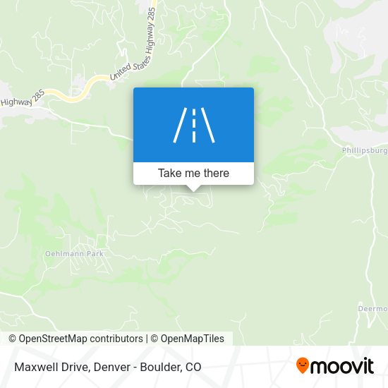 Maxwell Drive map