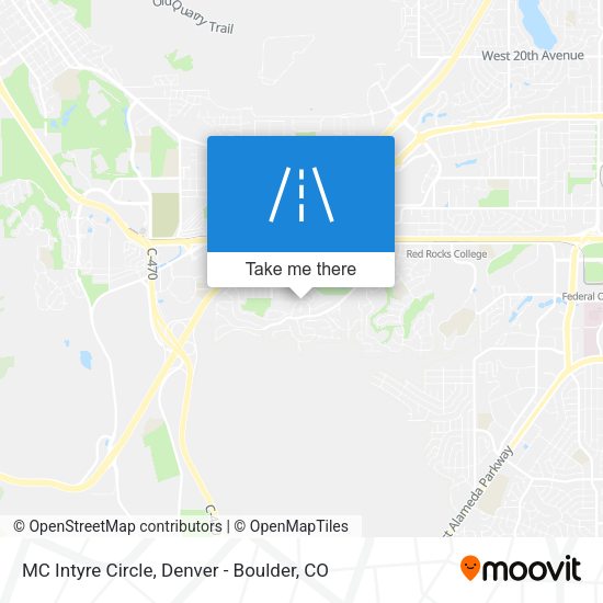 MC Intyre Circle map
