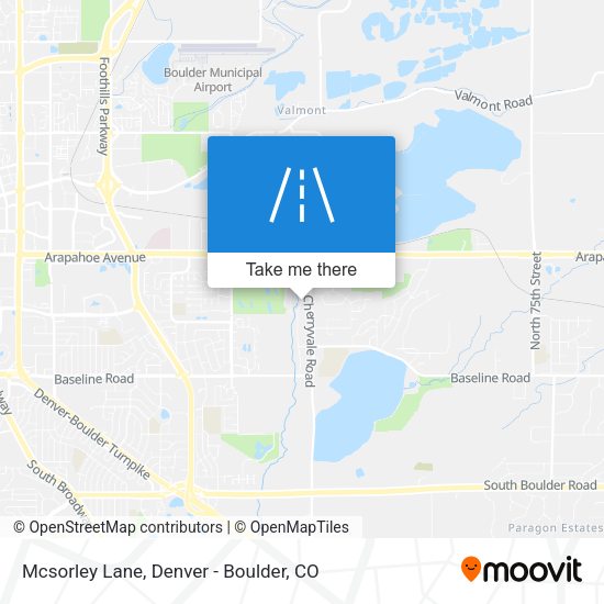 Mcsorley Lane map