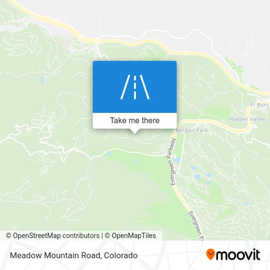 Meadow Mountain Road map