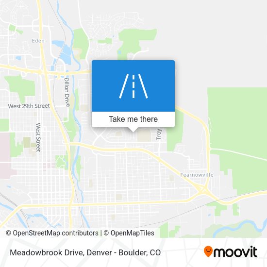 Meadowbrook Drive map