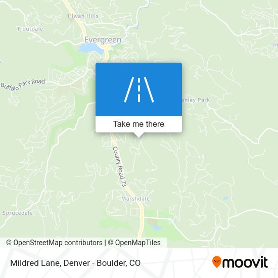 Mildred Lane map